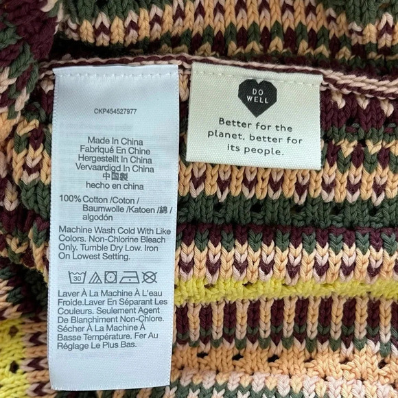 Madewell Crochet Janson Sweater Tank in Rainbow Stripe - Picture 7 of 7